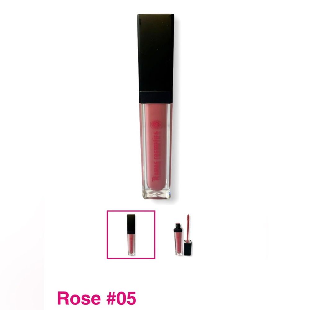 Vegan Water Proof Lipstick- Rose #5- Ramos Cosmetics